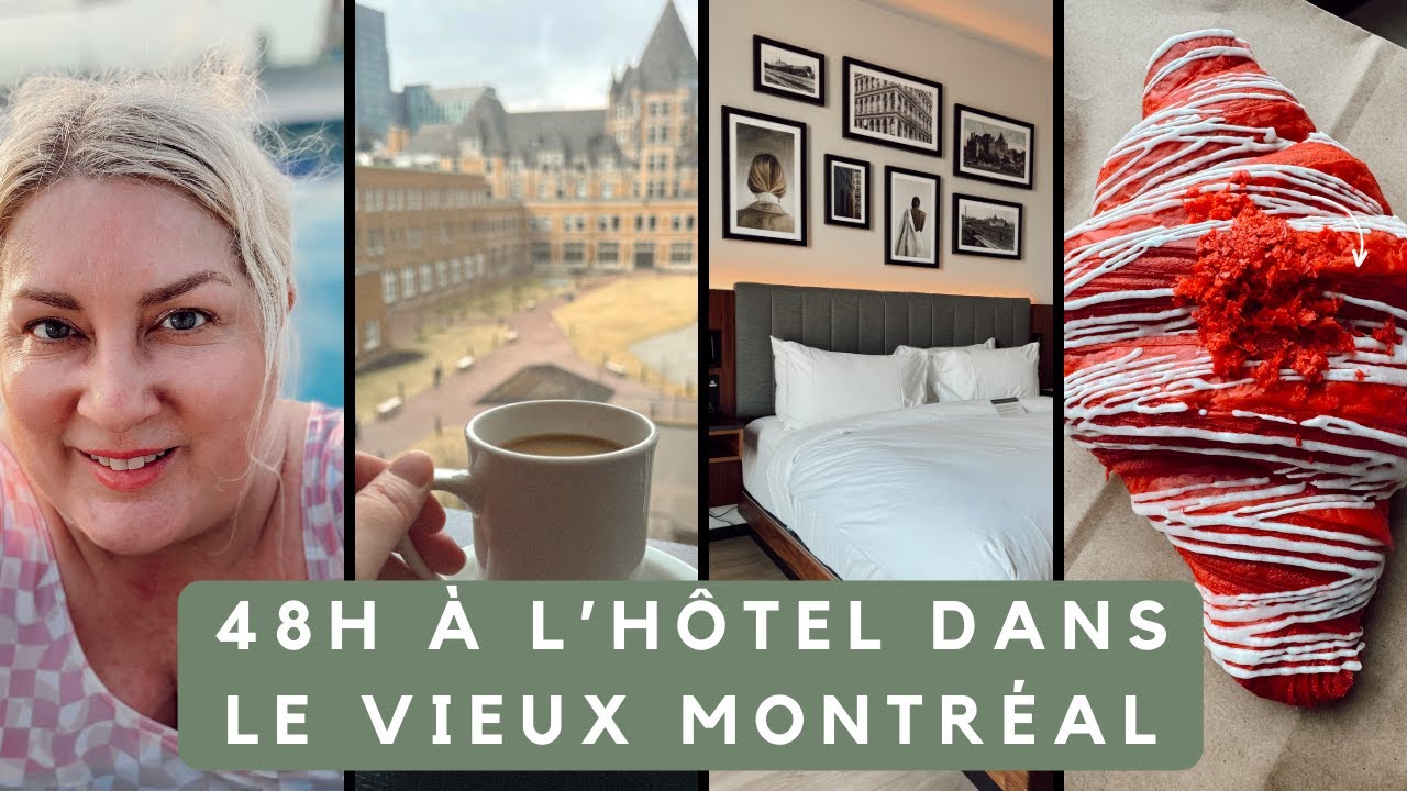 48 HEURES À L’HÔTEL HYATT MONTREAL CENTRIC DANS LE VIEUX MONTRÉAL - VLOG - EVE MARTEL