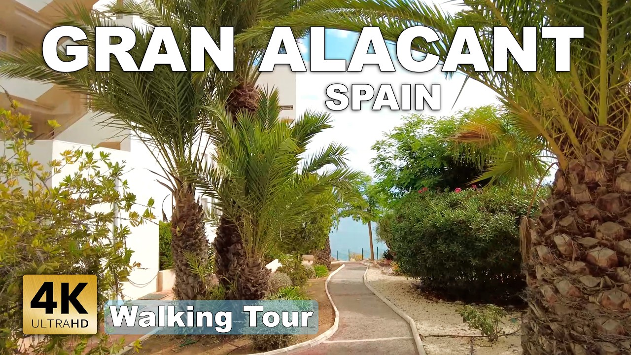 Gran Alacant (Monte Faro - Gran Vista) - Spain | Costa Blanca - Walking tour [4k 60 fps]