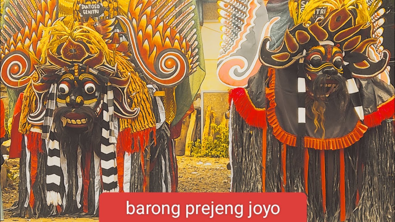 Tari barong prejeng jaranan joyo santoso live!! Kandang dewe genitri