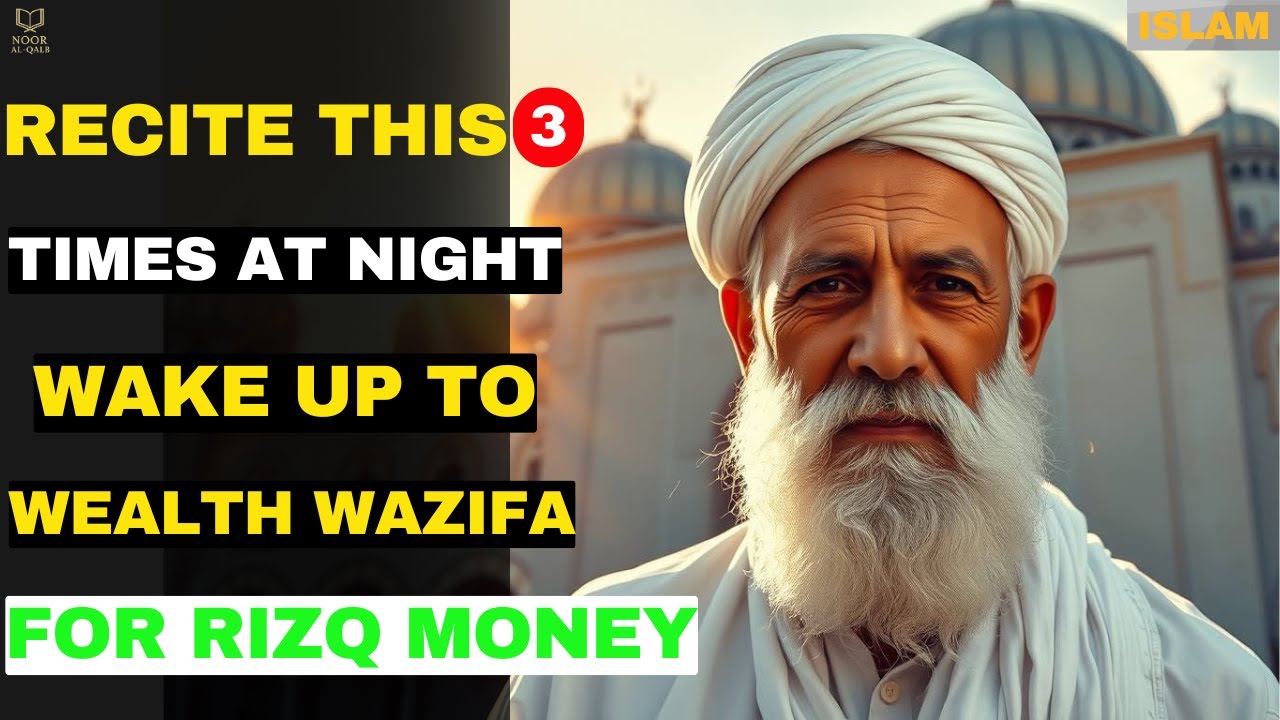 One Night, One Wazifa: Wake Up Surrounded by Money | 500+ Success Stories | Ya Razzaqu, Ya Ghaniyu