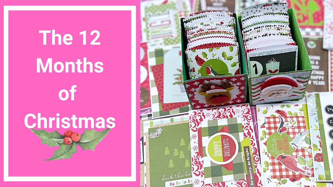 Christmas Crafting Challenge - Used up the Collection - Christmas Countdowns and Cards - April Share