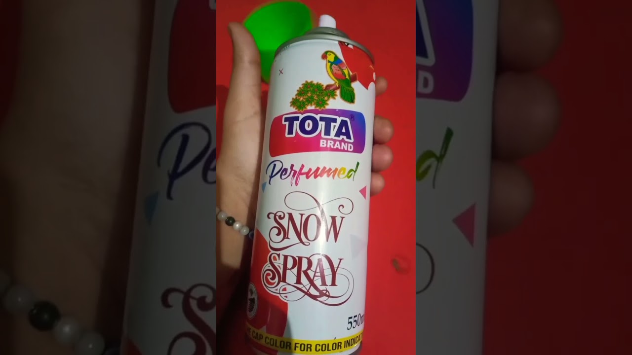 Unboxing Tota snow spray #unboxing #holi #artistnavyajain #shorts