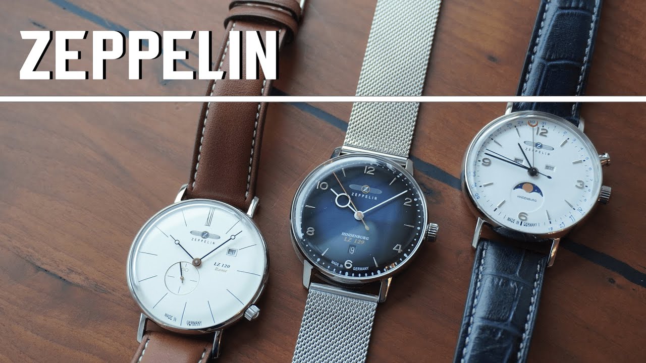 Zeppelin. Made in Germany. Немецкие часы в стиле Bauhaus