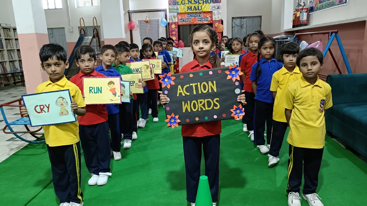 Action Words Activity ||St. G.N. School, Mau||