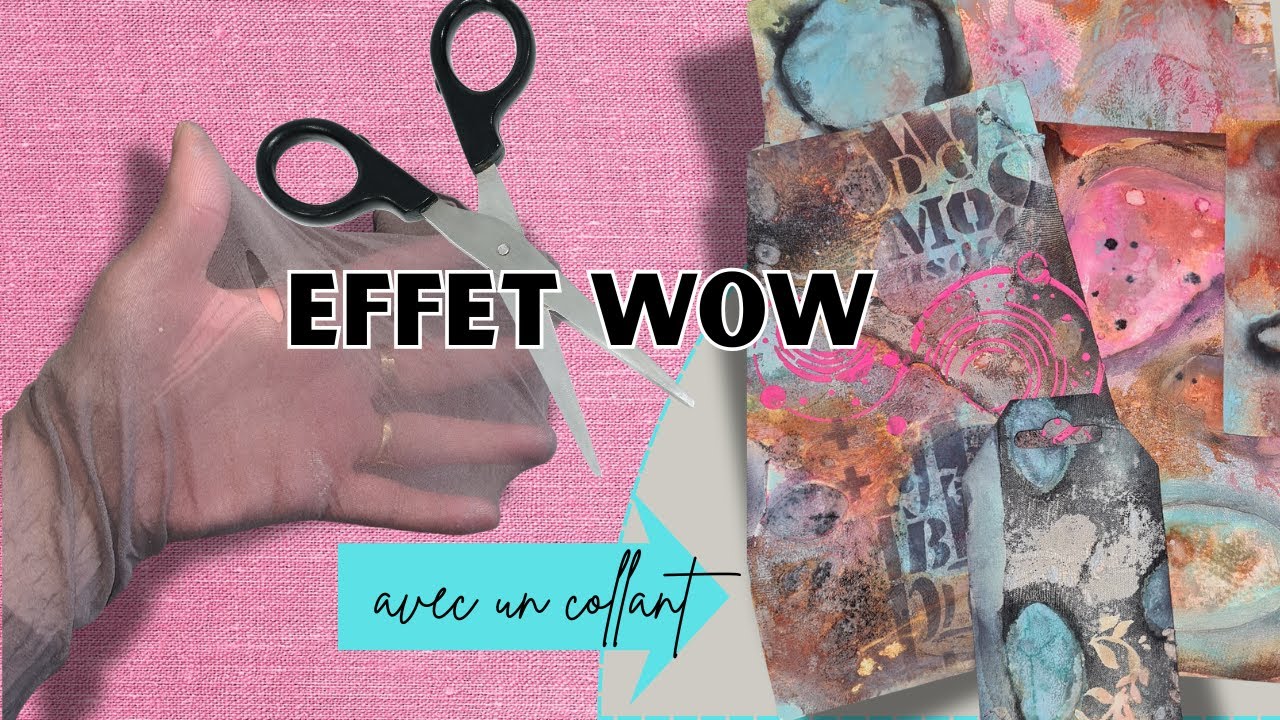 Ne jetez plus vos BAS FILÉS ! 2 Techniques bluffantes pour le Scrapbooking ✂️