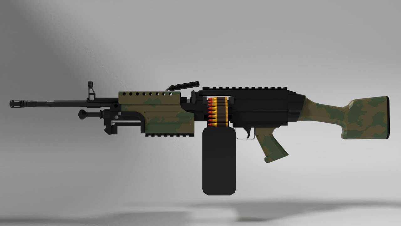 Animating a LMG in Blender (Mini-Update)