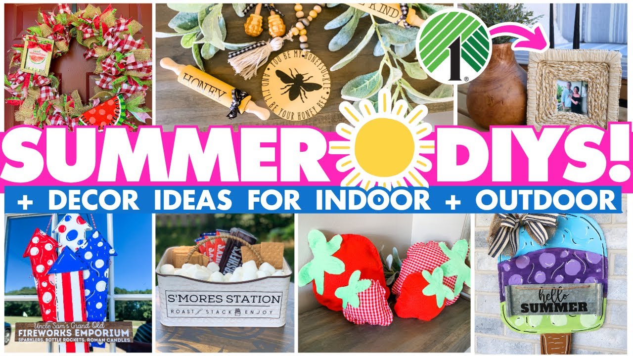 ☀️ 20 Summer DIY Home & Patio Decor Ideas ☀️  Indoor & Outdoor Summer decor on a budget!