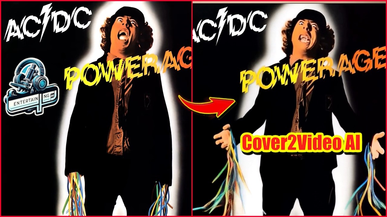 AC DC: Complete Album Covers Animated via AI Tribute&ndash; Including Live Albums & Box Set Albums