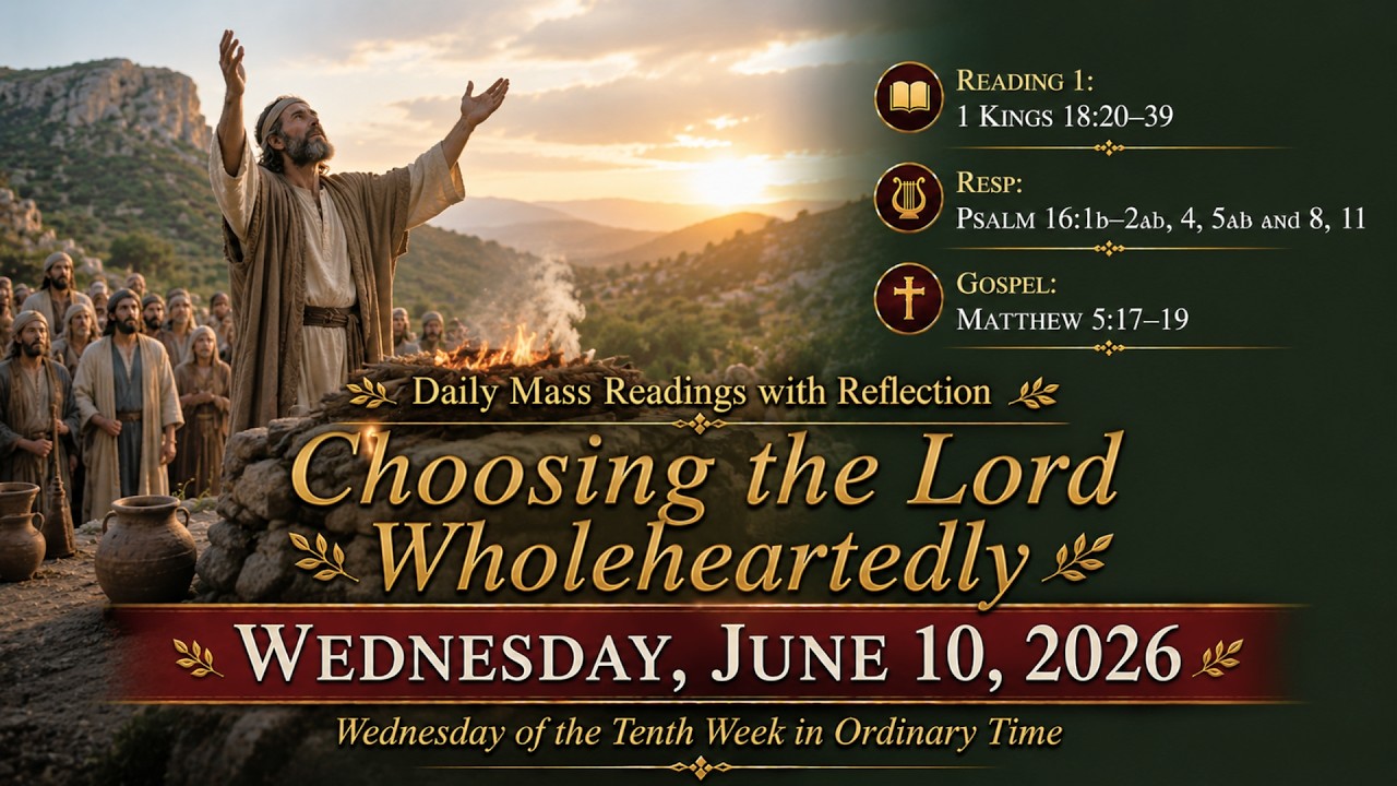 Choosing the Lord Wholeheartedly &ndash; Wednesday, June 10, 2026