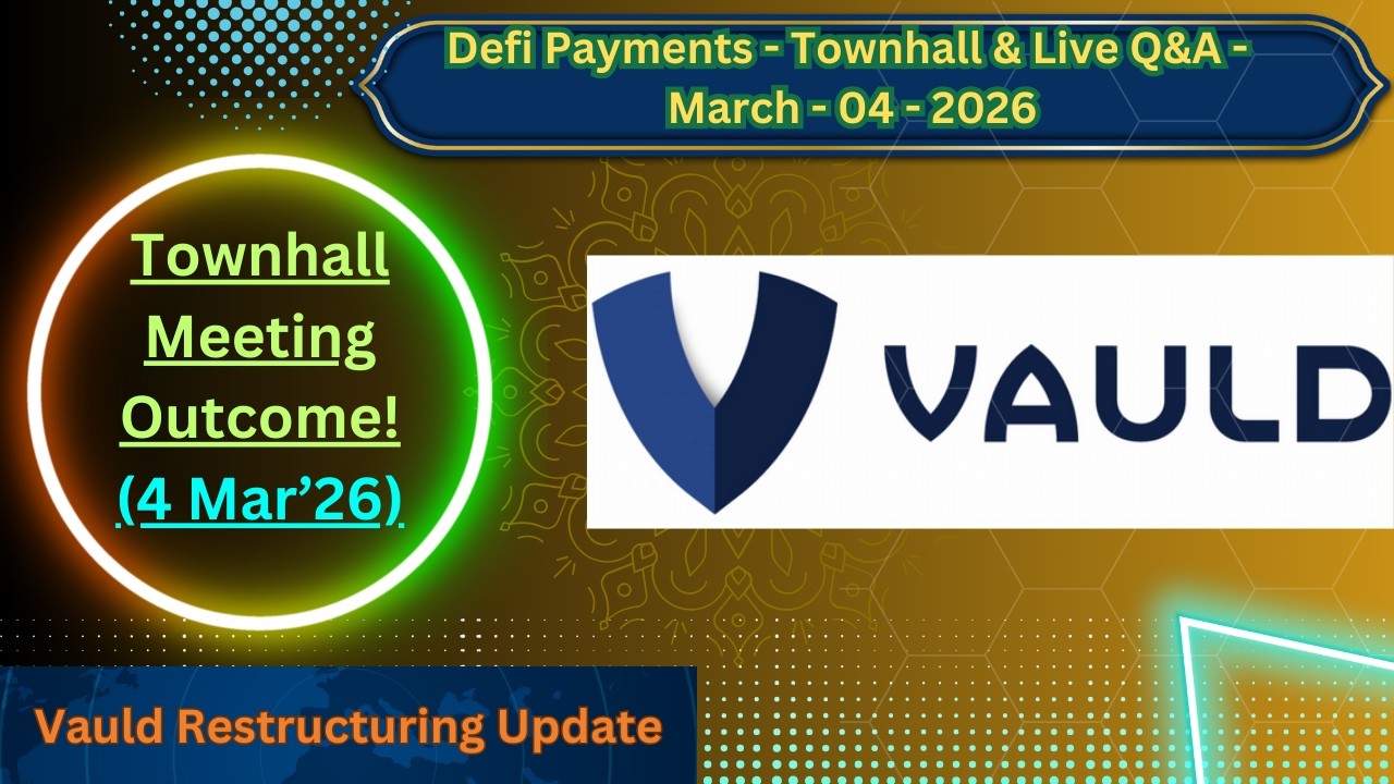 🚨 Big Update from VAULD Townhall Meeting Update | Crypto | #viral #vauld #crypto #drezillion