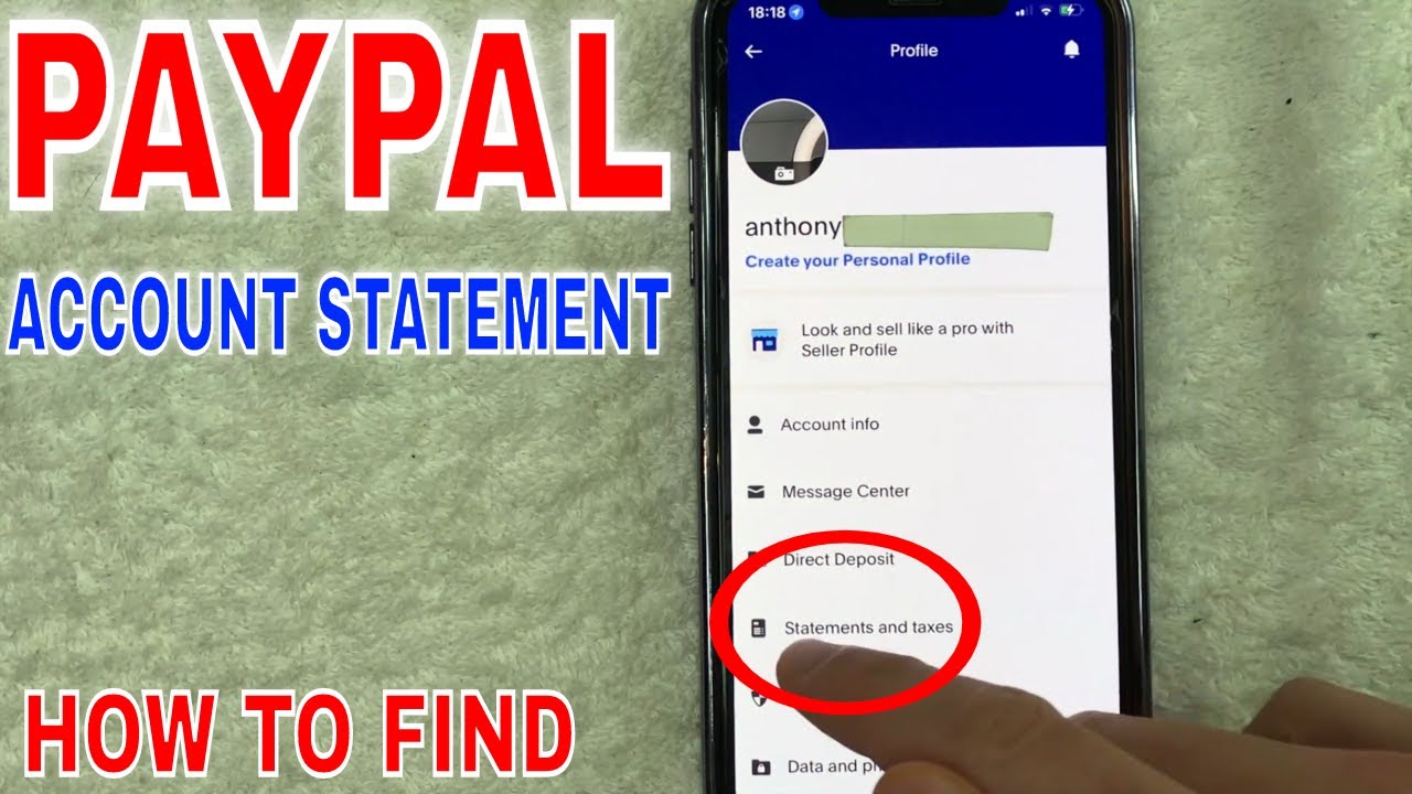 ✅ Как найти выписку по банковскому счету PayPal 🔴