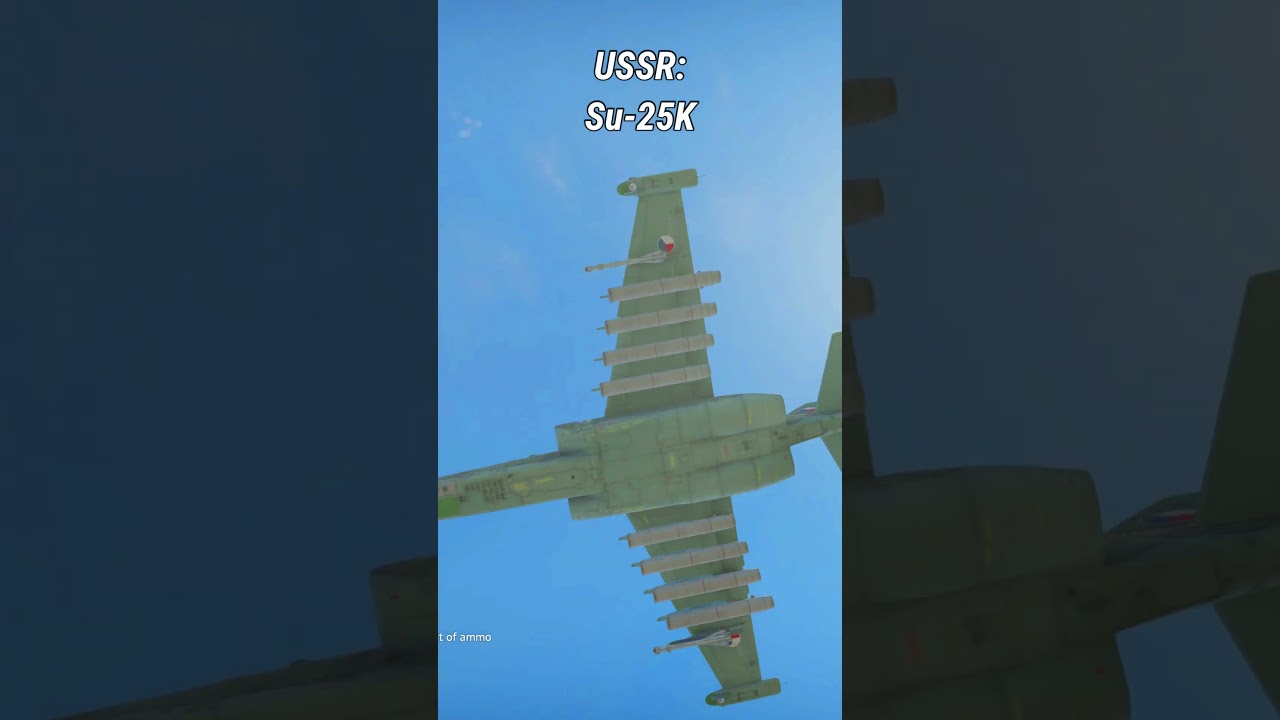 Best CAS Plane by Nation(pt.1)! #warthunder #warthundermoments #top3 #CAS
