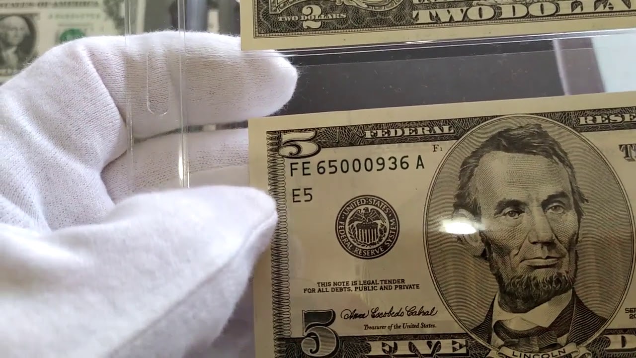 Моя коллекция. 12 литер резервных банков на долларах США / Dollars USA