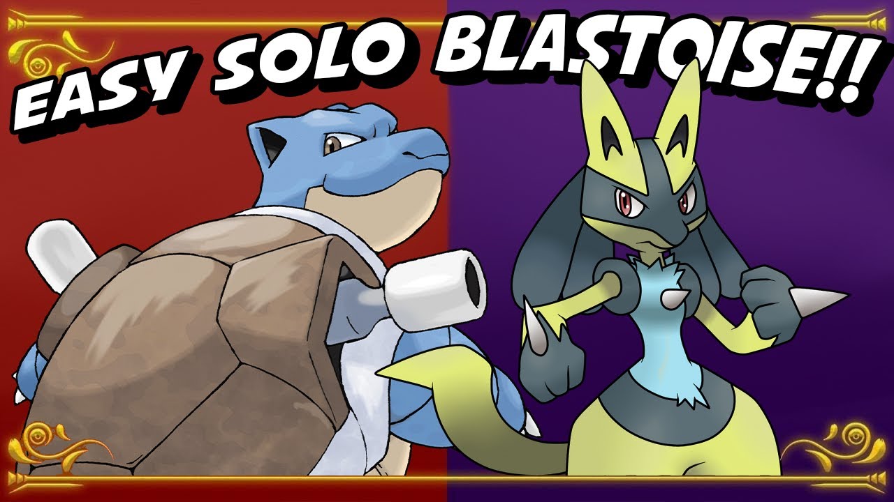 EASY SOLO the 7 star Blastoise Tera raid!!