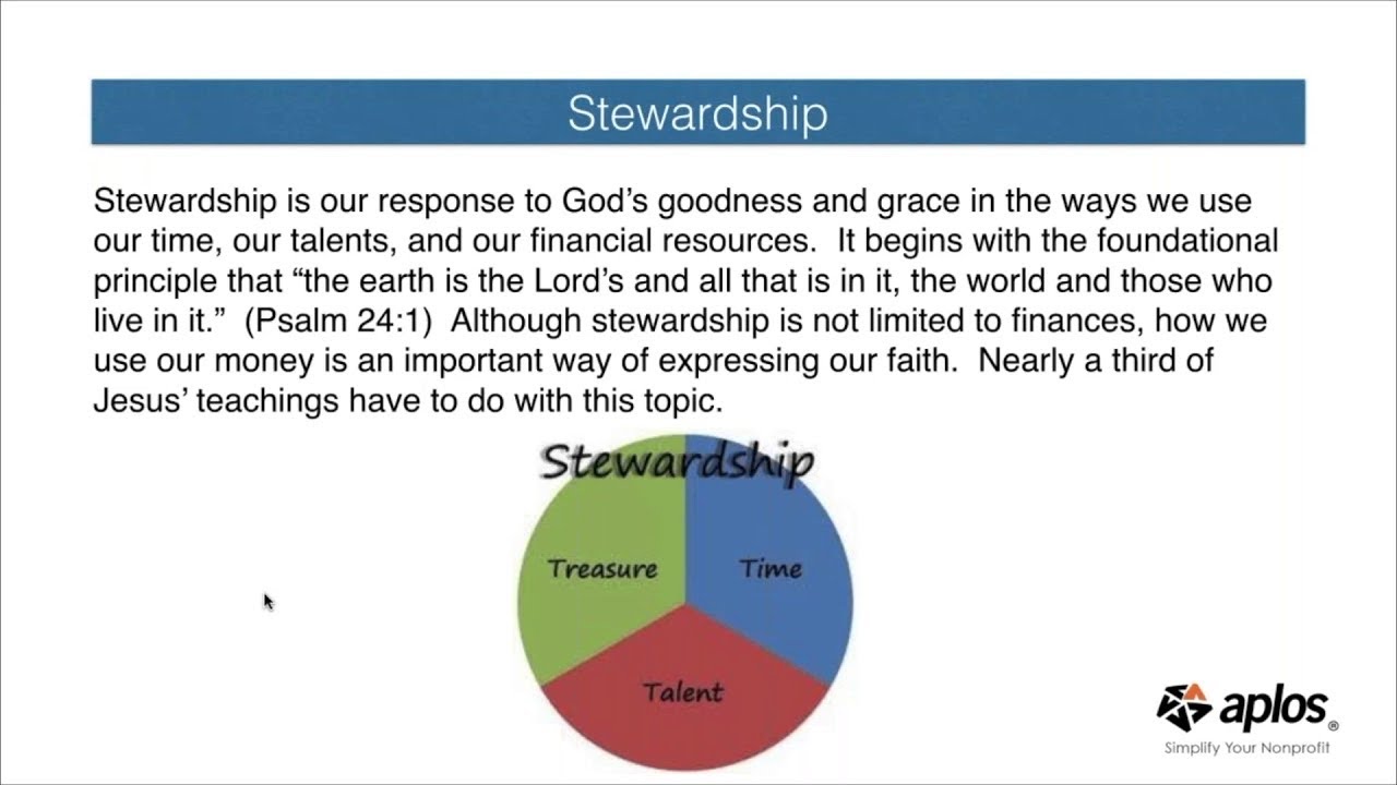 5 Keys for Church Financial Stewardship