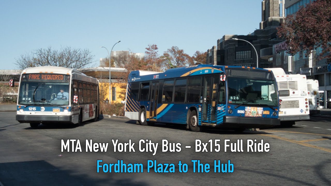Bx15 Bus Full Ride | Fordham Plaza to The Hub | MTA NYC Bus