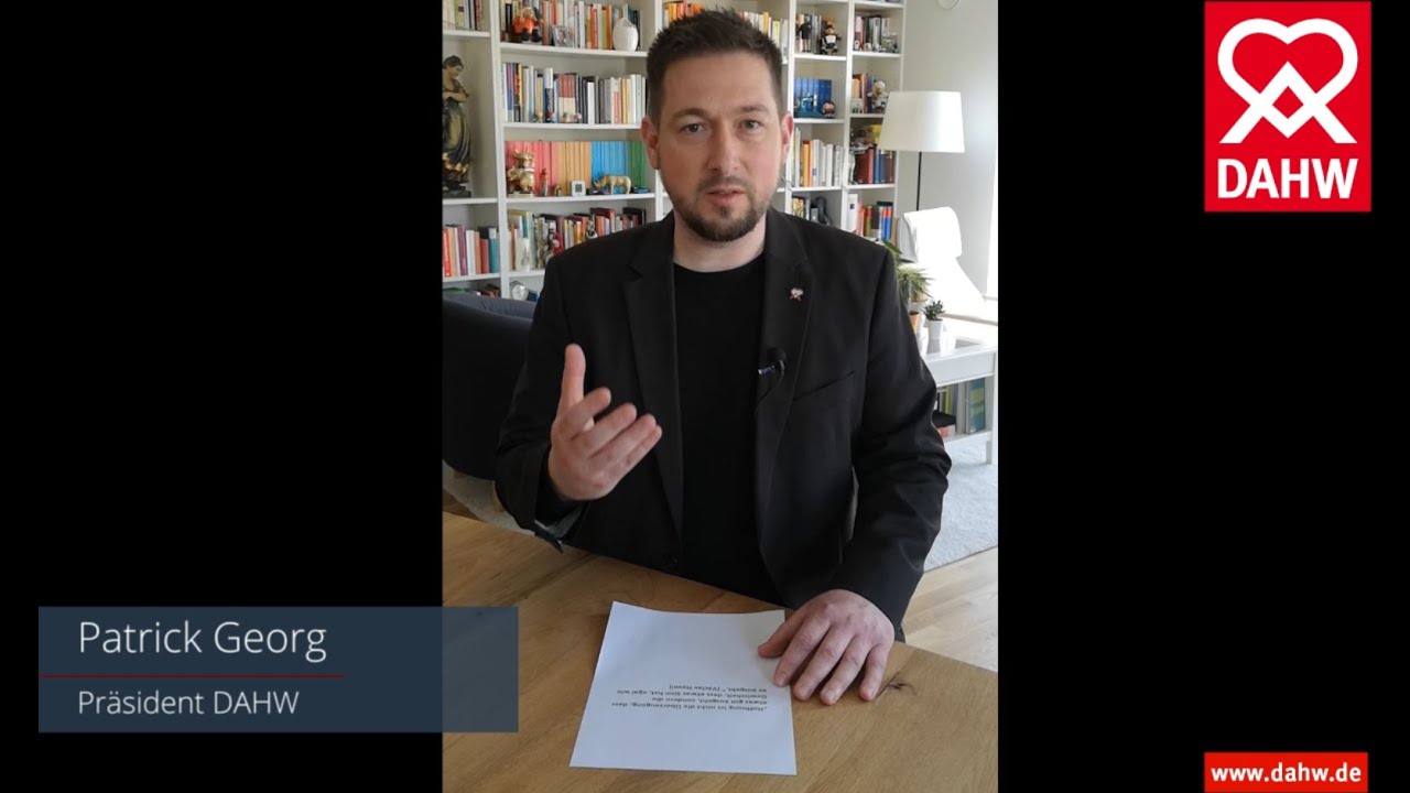 Ostergru&szlig; des DAHW-Pr&auml;sidenten Patrick Georg 2021