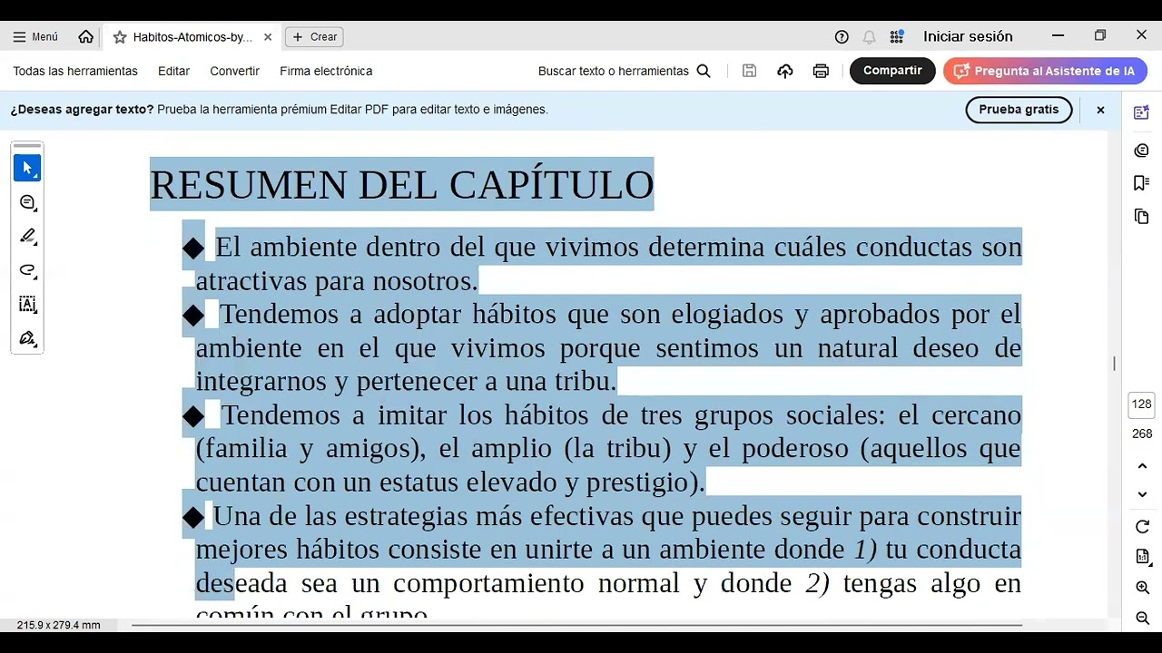 La Joya de Leer | Sesión 16 – Hábitos Atómicos