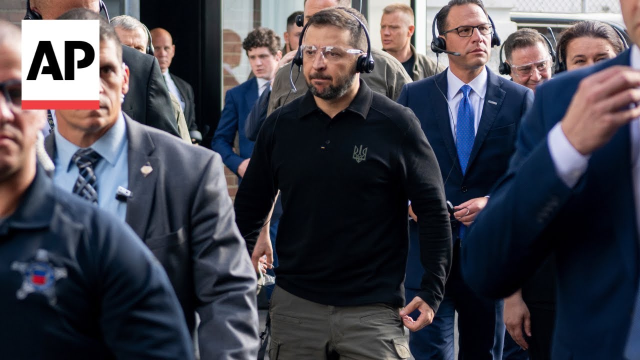 Zelenskyy visits Pennsylvania ammunition plant to thank workers