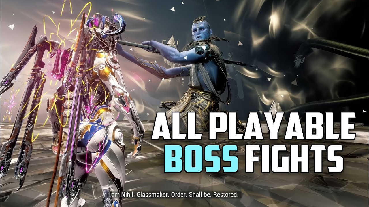 All Warframe Boss Fights in game Before Warframe 1999