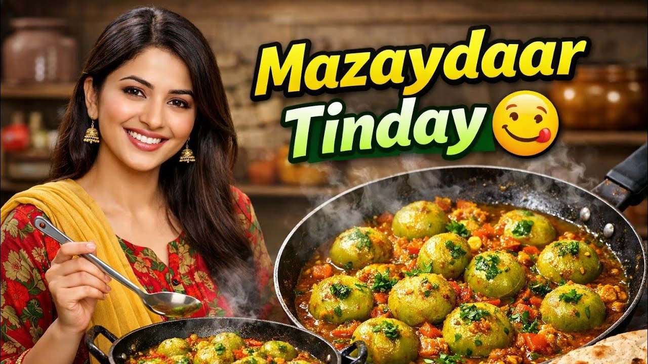 Desi Style Tinday | Asaan aur Lazeez Ghar Ka Khana
