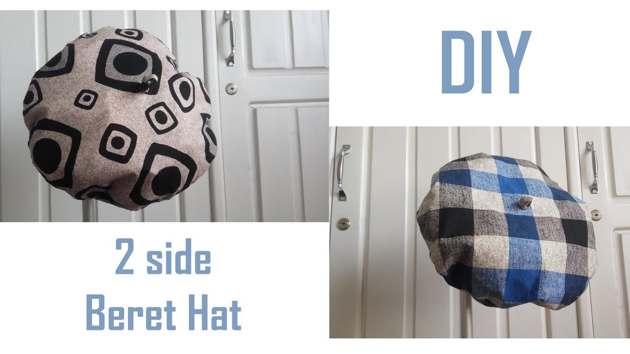DIY 2 Side Beret Hat ~