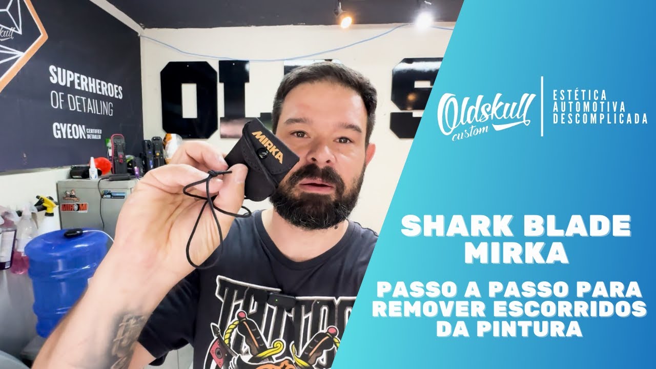 SHARK BLADE MIRKA: PASSO A PASSO PARA REMOVER ESCORRIDOS DA PINTURA!