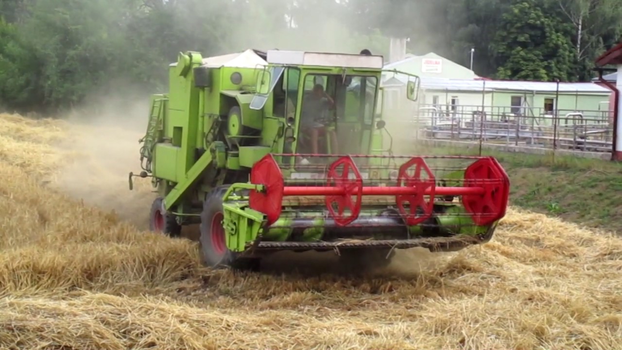 CLAAS dominator 85 - žně 2017