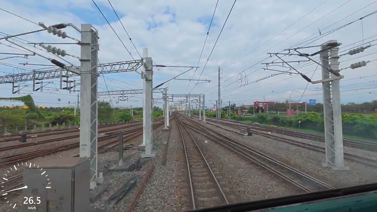 2025.01.28 GE E42C 554次 潮基-嘉義 路程景 GPS