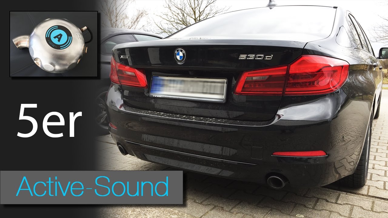 Der neue 5er BMW G30 530d Diesel mit Active Sound von insidePerformance