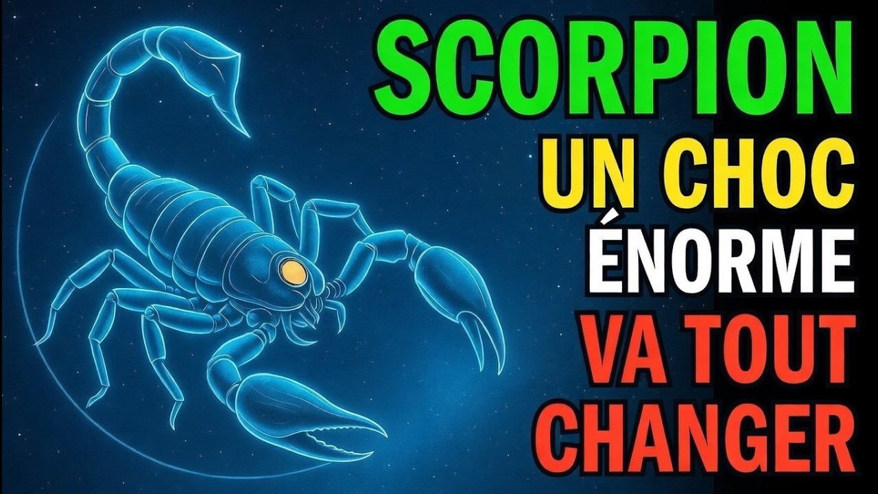 SCORPION ♏ UN CHOC ÉNORME EST SUR LE POINT DE SE PRODUIT ! ⏰ GRANDE NOUVELLE DANS UNE MINUTE !