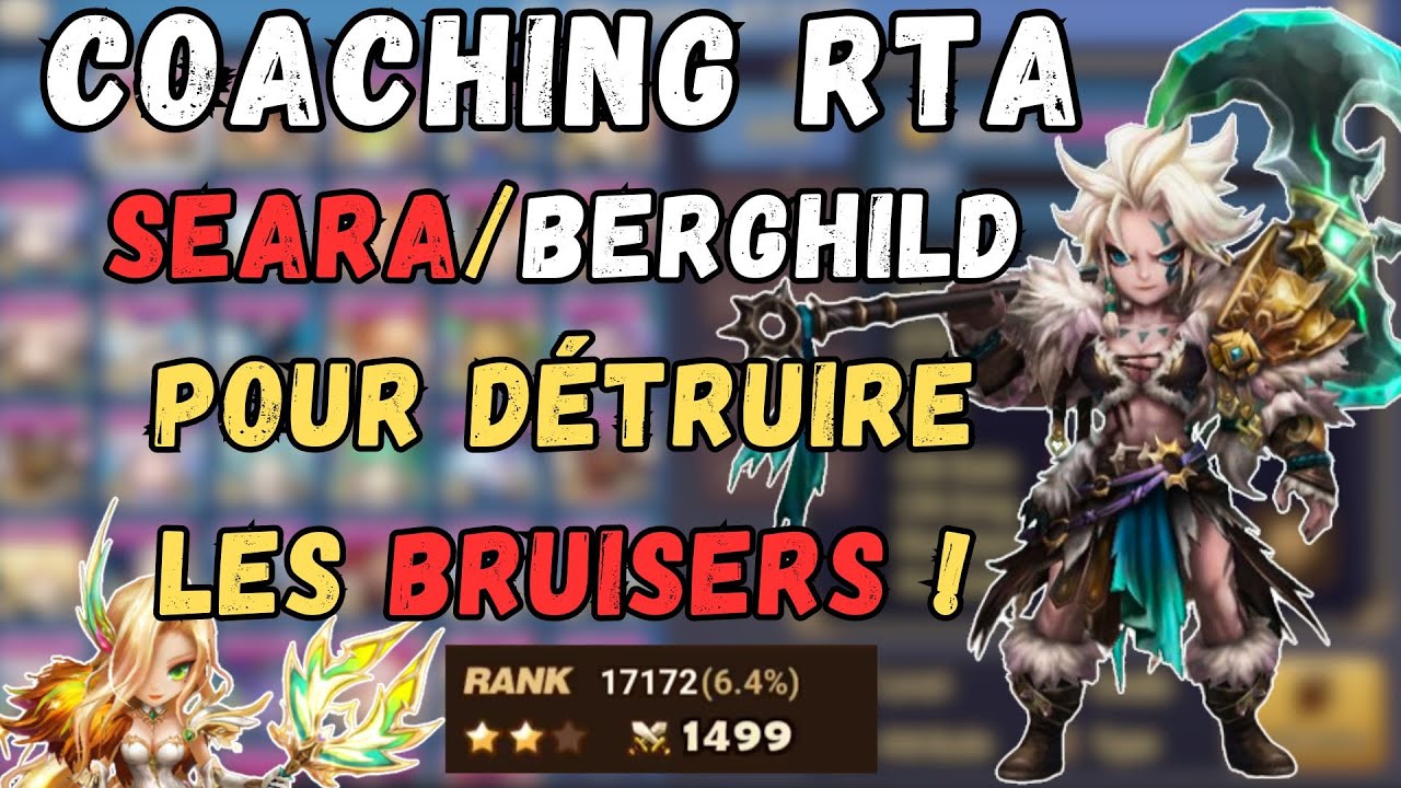 COACHING SW : Jouer BERGHILD dans une compo nuker monocible ! SUMMONERS WAR