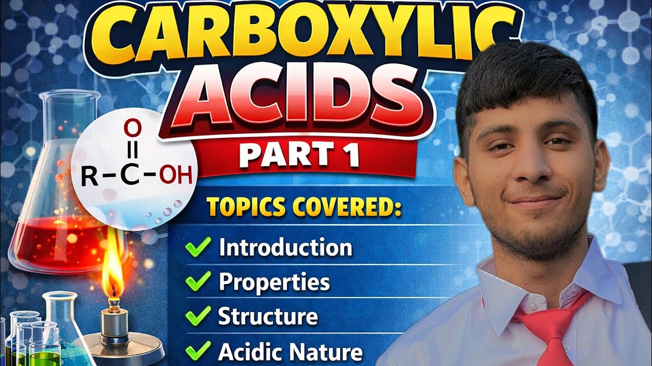 Carboxylic Acids Part 1| Intro, Properties, Structure , Acidity and Preparation | Class 12 Chemistry