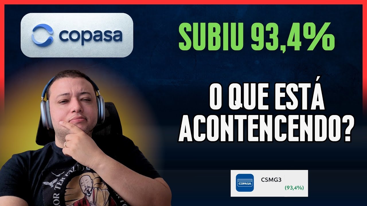 COPASA (CSMG3) subiu 93%: Hora de Vender ou Segurar? #CSMG3 #COPASA