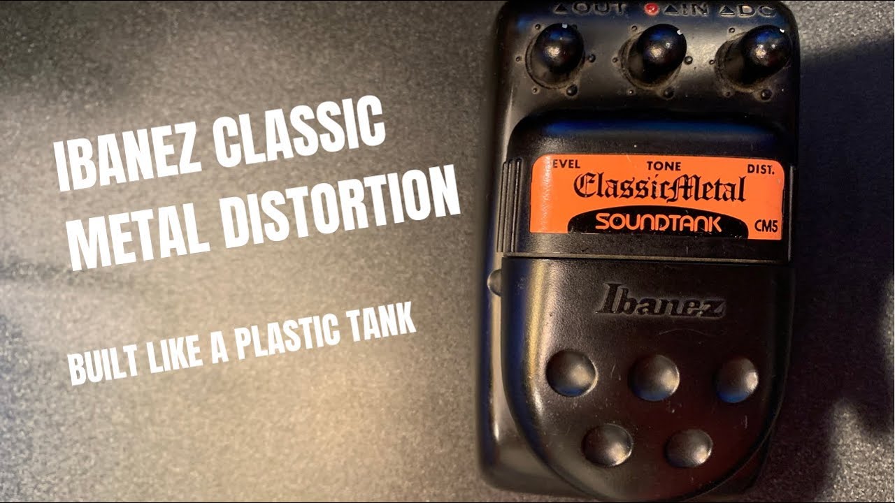 My 1st Guitar Pedal - Ibanez Classic Metal Distortion Soundtank CM5 Demo