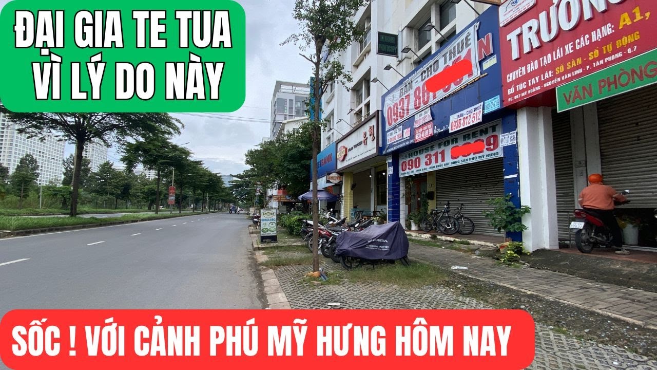 SỐC với cảnh Phú Mỹ Hưng hôm nay - Bảng cho thuê GIĂNG KHẮP NƠI.