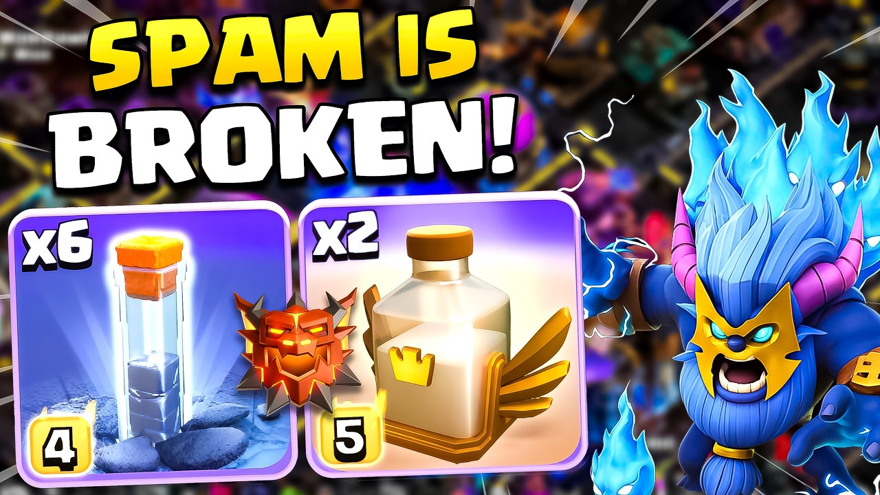 This Spam Army is Really Broken in Rank Battle 🏆 - th18 attack strategy 2026 clash of clans