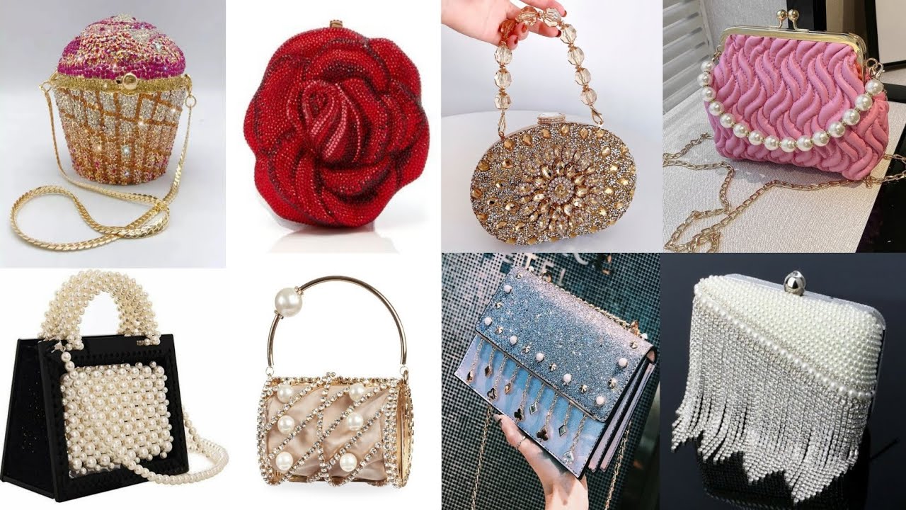 beautiful clutch collection🥰/ unique clutch design🔥/ women chain ⛓️bags collection/#viral /#fashion