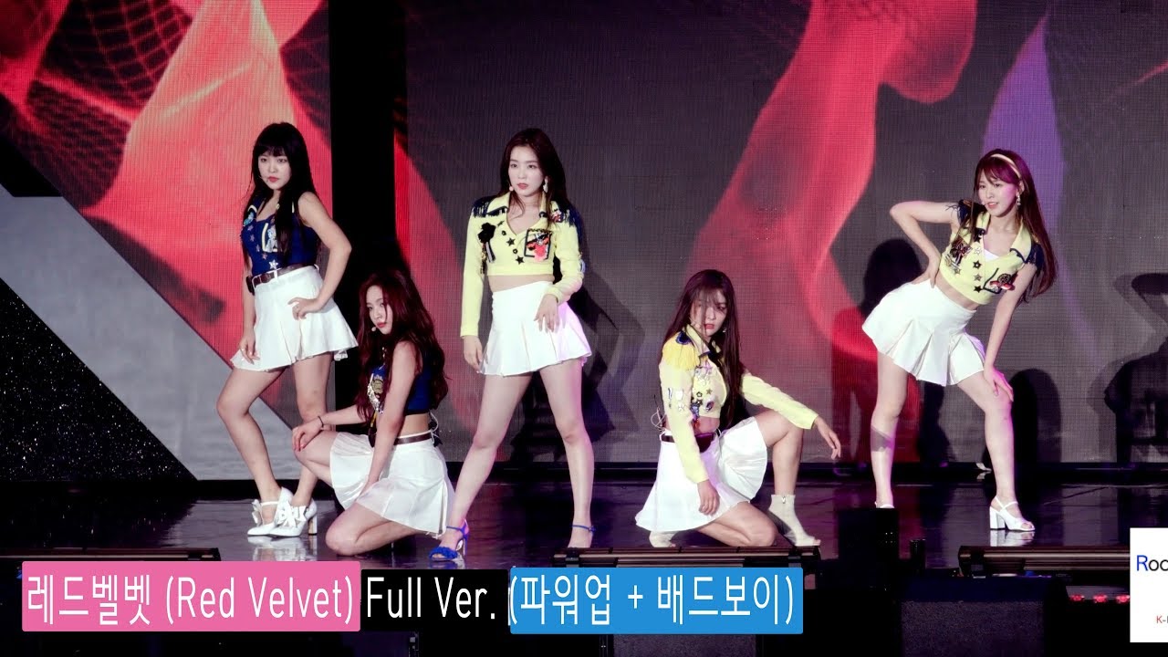 레드벨벳 (Red Velvet) Full Ver. (파워업 + 배드보이)[4K 60P RAW 직캠]@180905 락뮤직