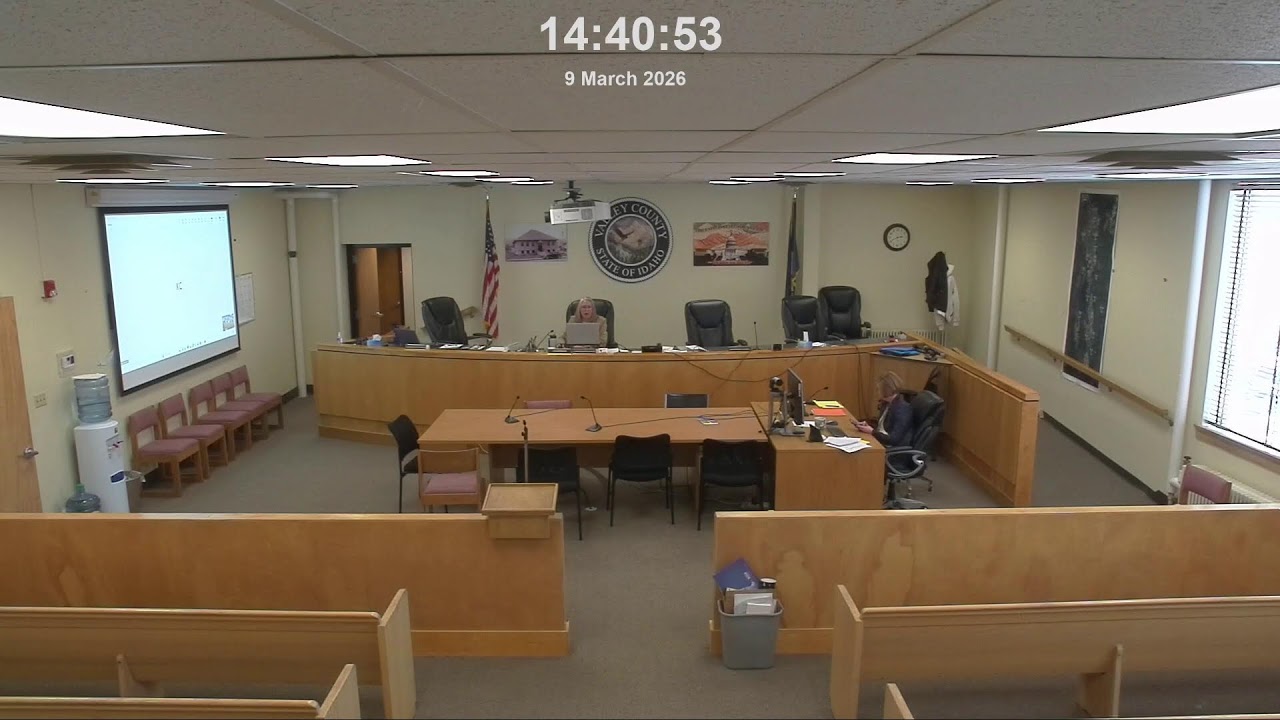 Valley County Commission Meeting March 9, 2026 Afternoon