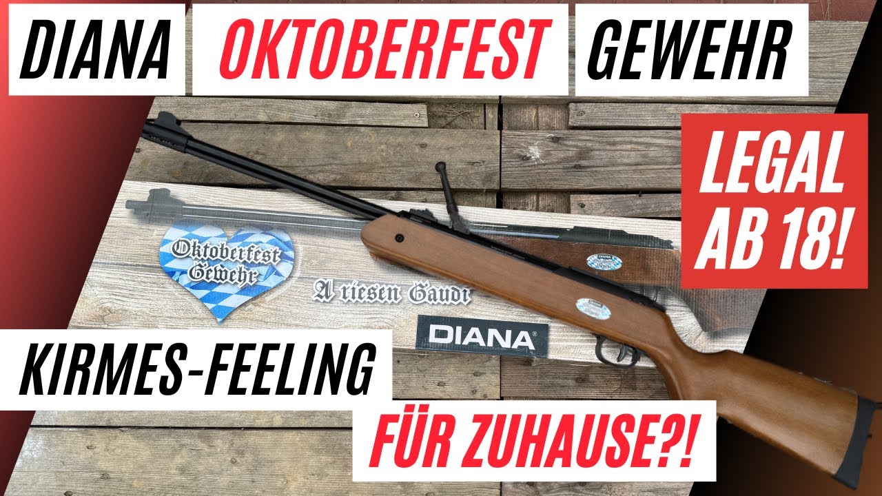 DIANA Oktoberfestgewehr Schusstest | Unboxing & Test | DAS BESTE LUFTDRUCKGEWEHR DIREKT VOM RUMMEL?