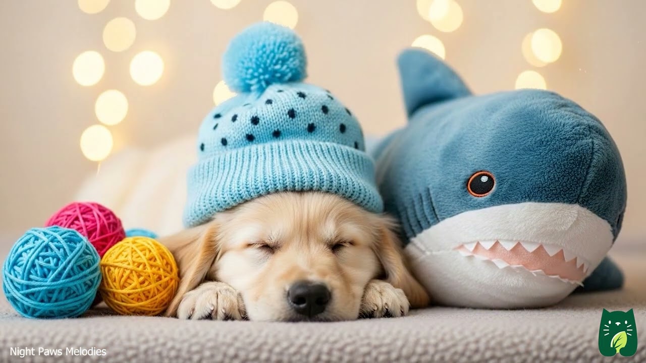 Deep Calming Dog Music for Stress Relief | Soft Peaceful Audio for Relaxed Nighttime Rest