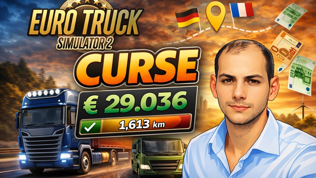 Euro Truck Simulator 2 – Cel mai lung drum din Europa! @Paul ionut