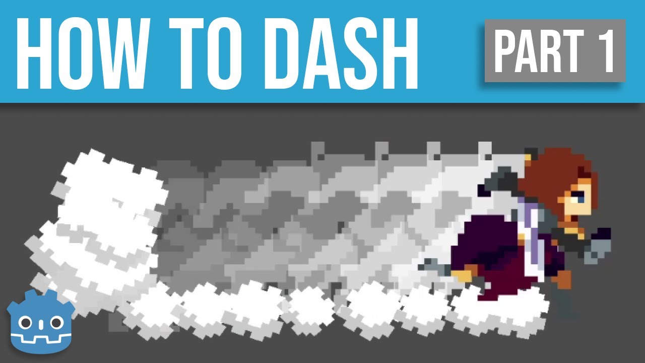 Creating a COMPLETE Dash Effect in Godot 3 (Part 1)