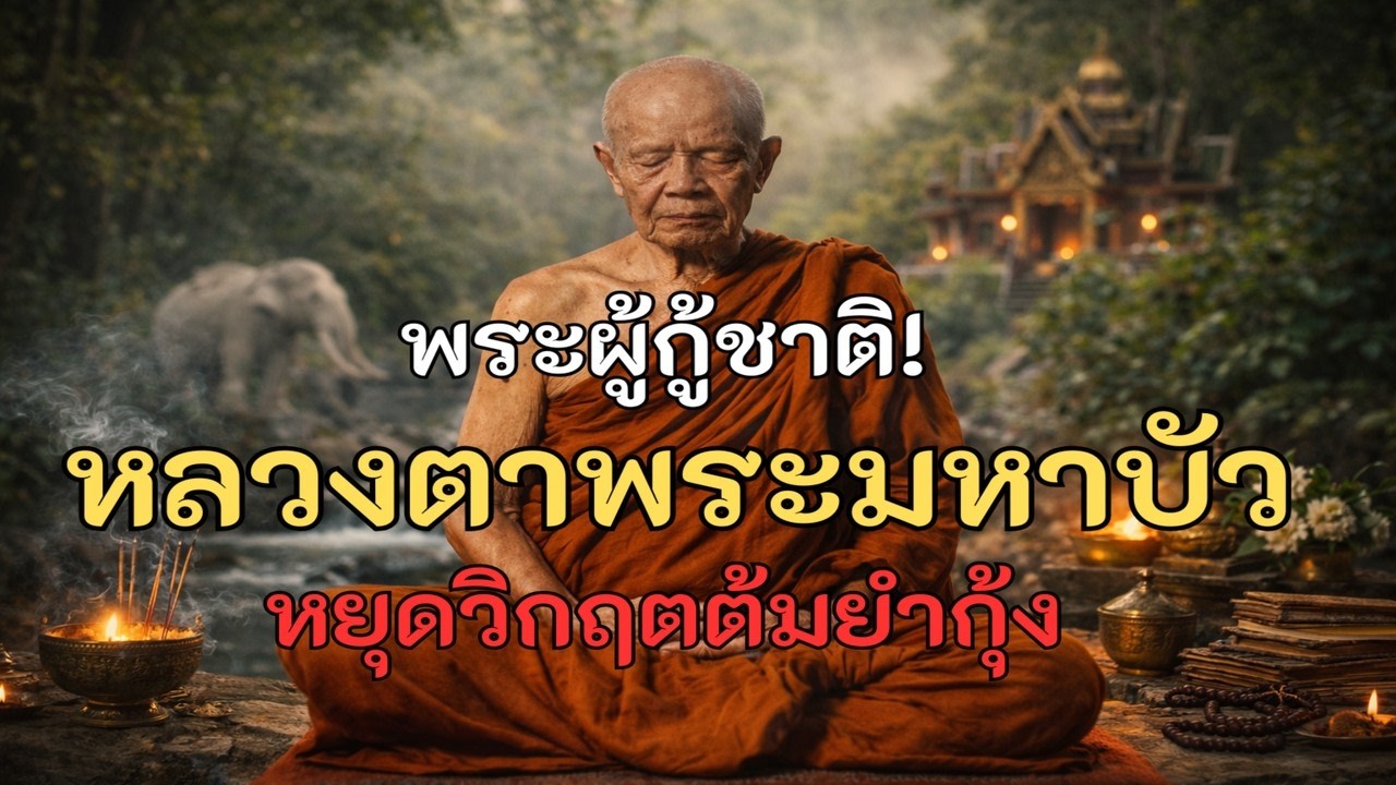 หลวงตาพระมหาบัว ญาณสัมปันโน | มหาบุรุษผู้กู้ชาติ สยบวิกฤตต้มยำกุ้ง ทองคำ12 ตันคืนธาตุขันธ์สู่แก้วมณี
