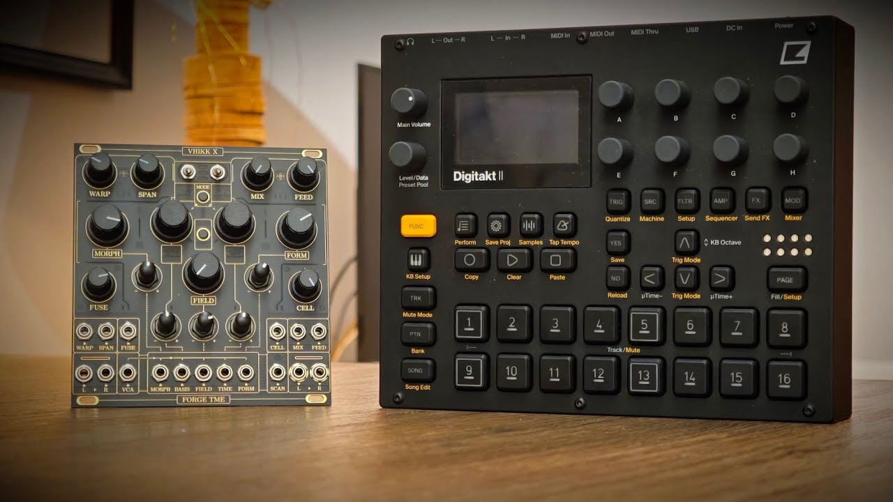 Deep Techno Exercise with the Vhikk X and Digitakt II