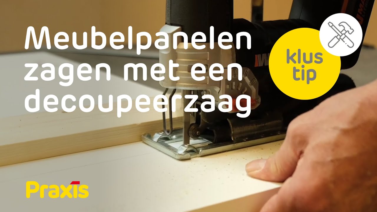 Meubelpanelen zagen met een decoupeerzaag | Klustip Praxis