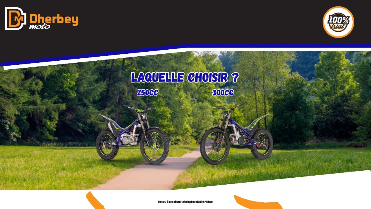 Quelle cylindrée choisir en moto trial lorsqu'on débute ou en fonction de votre pratique