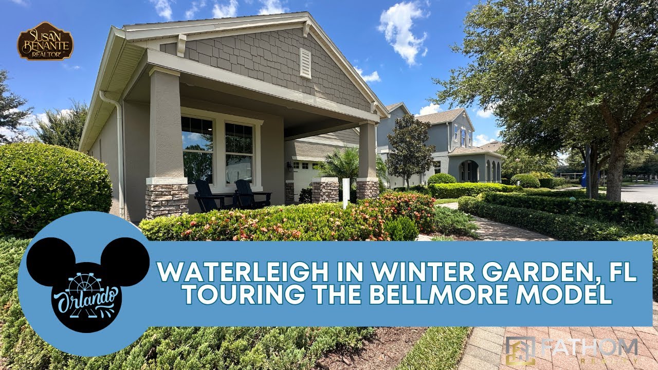 Waterleigh in Winter Garden FL | Bellmore Model Home Tour | Final Phase New Construction