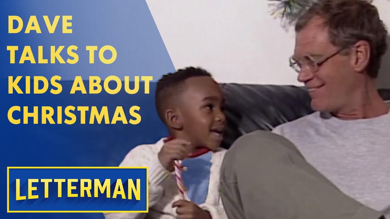 Dave Talks To Kids About Christmas | Letterman